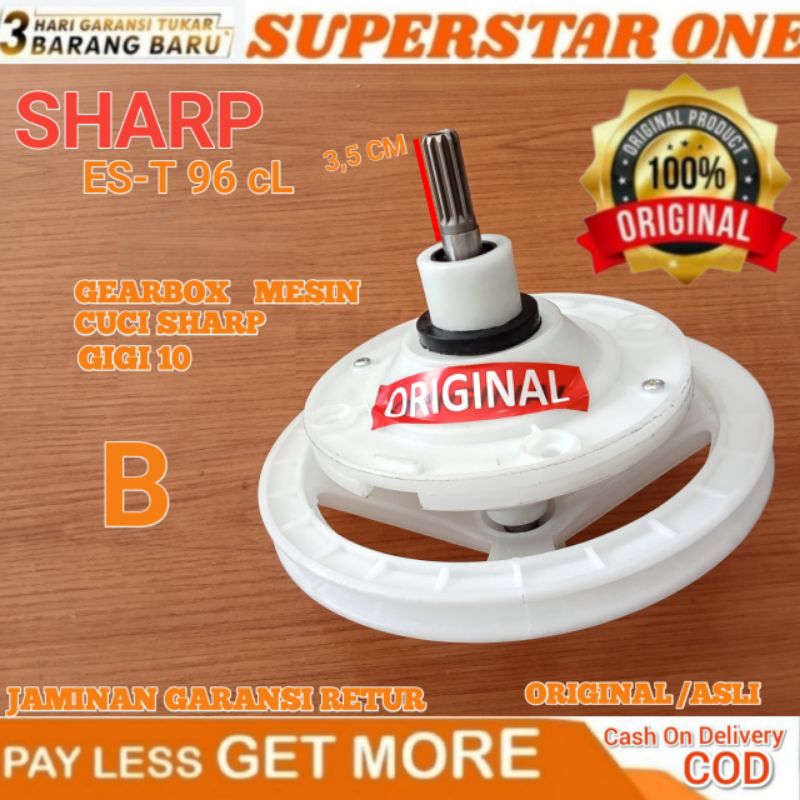 Gearbox Mesin Cuci Sharp Gigi 10 ES-T 96 cL