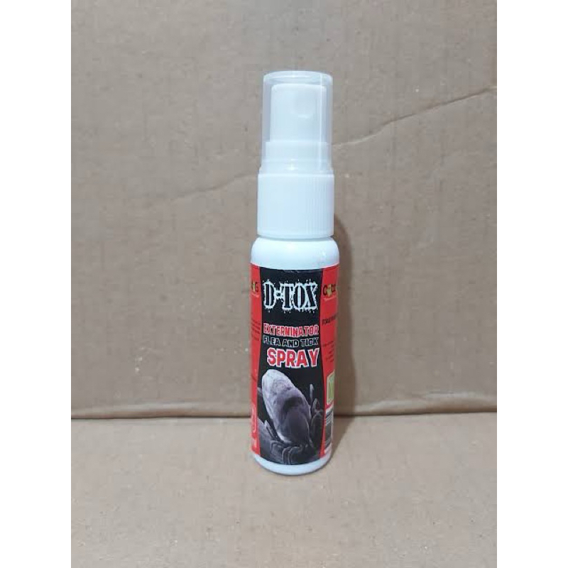 D-Tox Obat Semprot KUTU 30 ML / Best Product Spray Flea and Tick Hewan Anjing Kucing