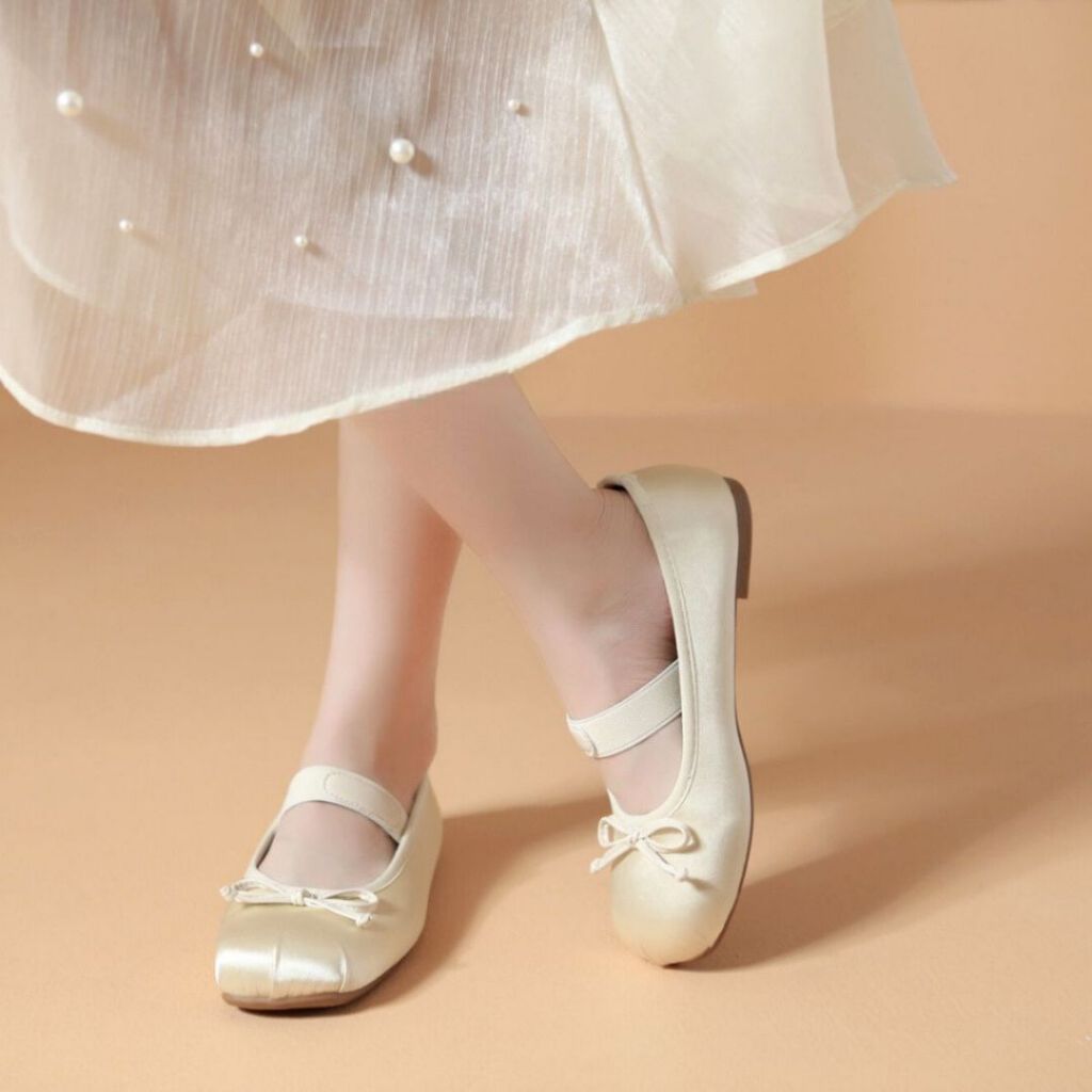 Sepatu Flat Shoes Wanita Sepatu Balet Kekinian Sepatu Import Wanita 5363