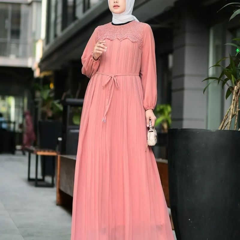 LAST STOCK Miamore  Dress Rempel Plisket