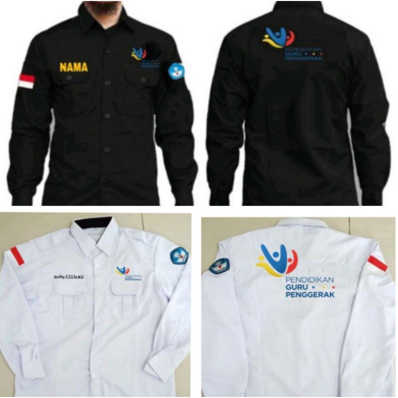 Baju Seragam Kemeja PDL PDH Guru Penggerak Pendidikan Guru Penggerak Baju Guru Penggerak Pendidikan 