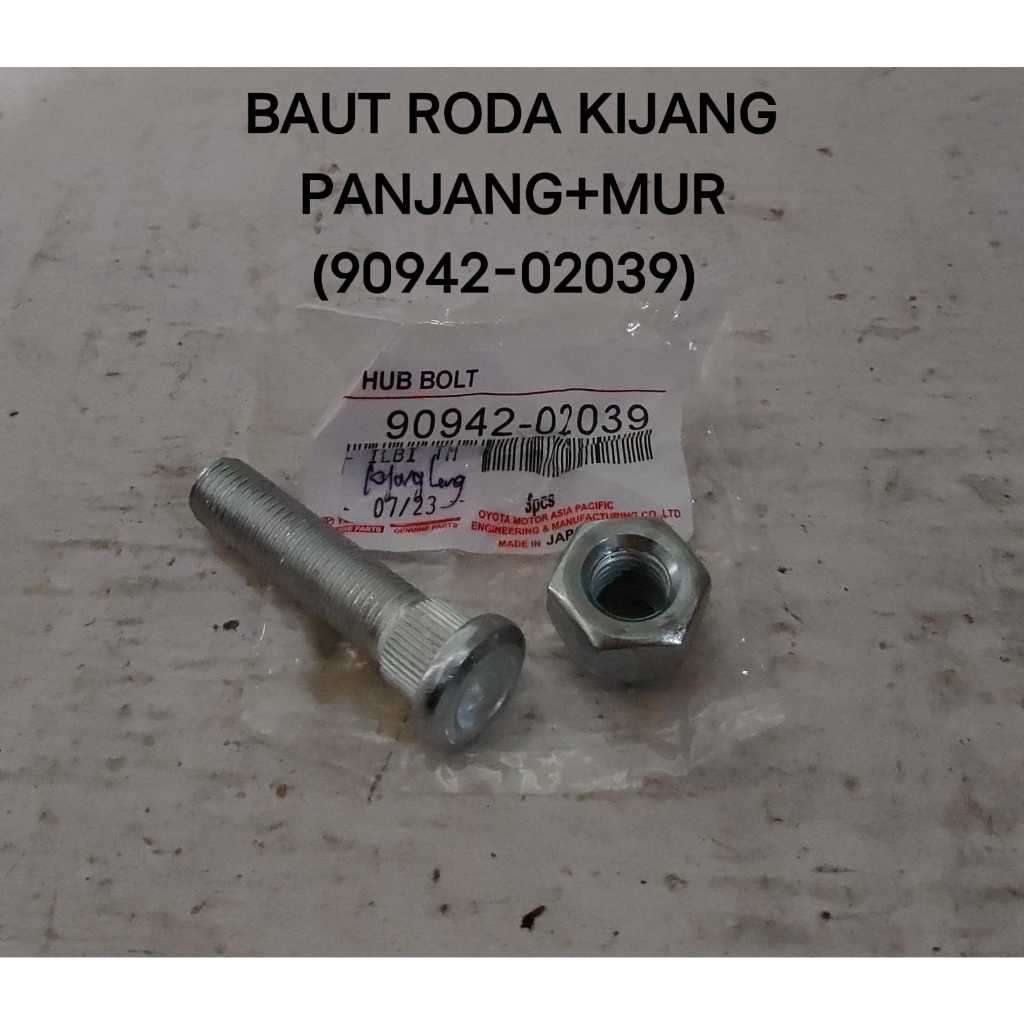 BAUT RODA KIJANG PANJANG + MUR  (90942-02039)