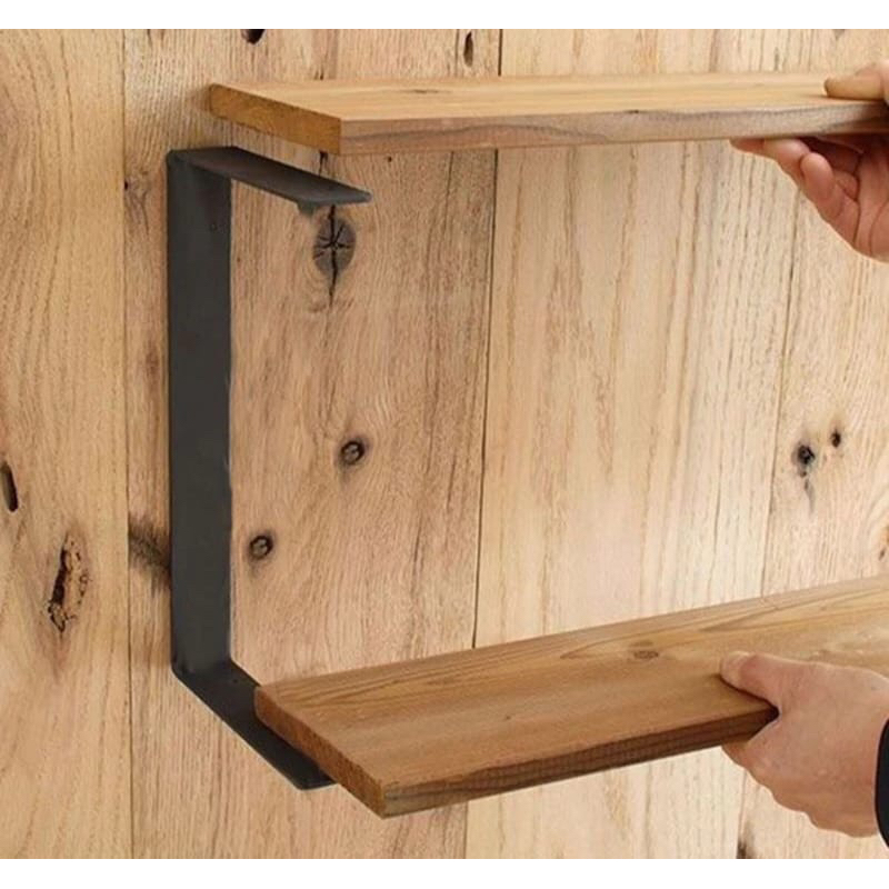 bracket besi siku rak dinding susun