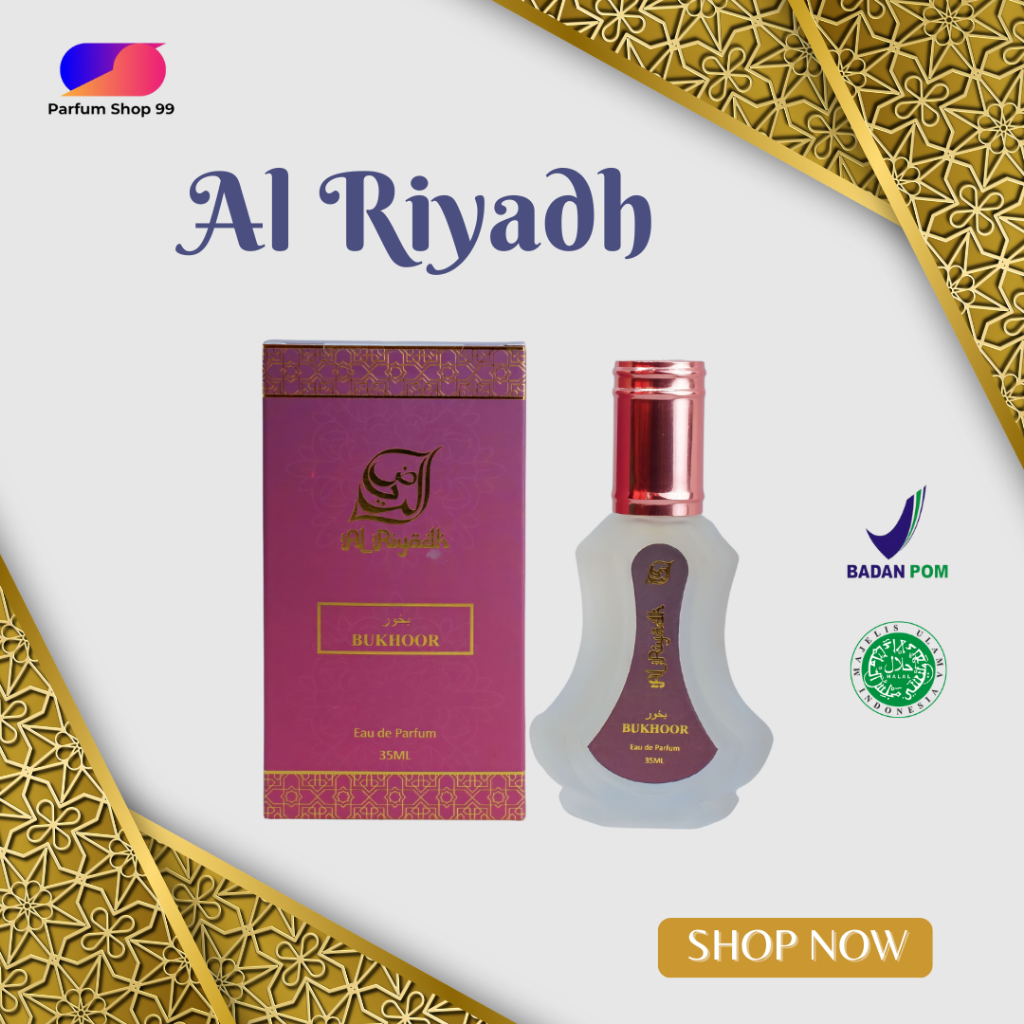 Parfum Al Riyadh Bukhoor | Bukhoor | Parfum Arabian | Parfum EDP | Parfum Tahan Lama | 35 ML