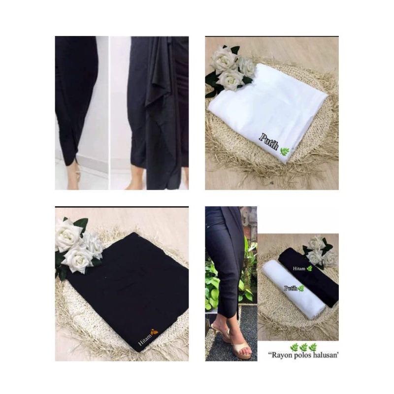 Kamen rayon polos lembaran