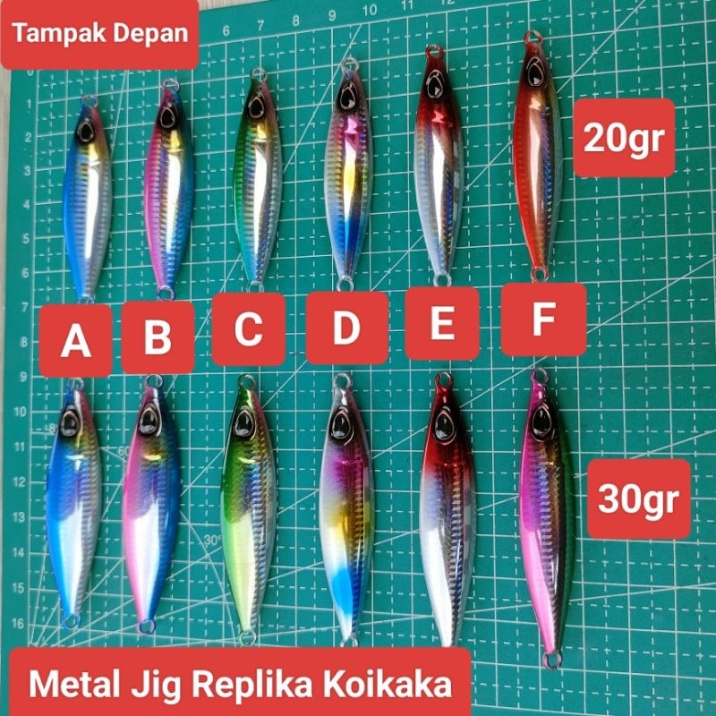 Metal Jig 20gr-30gr  Replika Koika Glow in The Dark