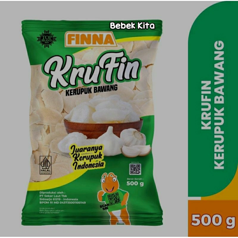 

Kerupuk Bawang Krufin 500gr