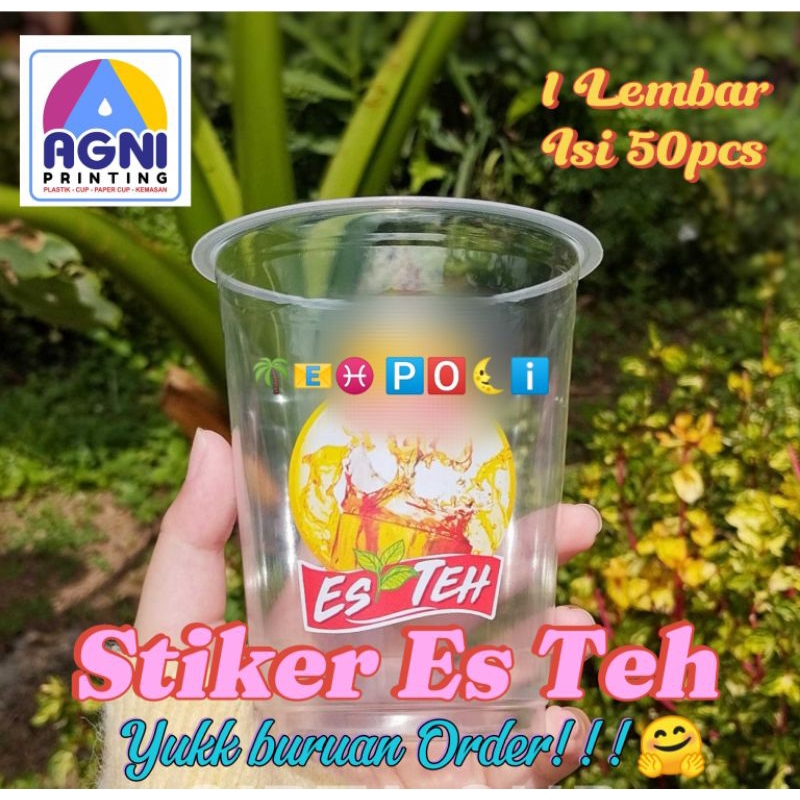 

Stiker Es Teh kuning bisa COD