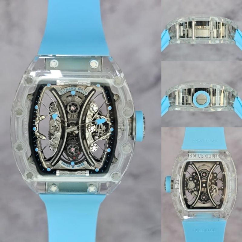 Jam tangan Automatic Swiss RM 53-02 Pablo Mac Donough Sapphire fullset