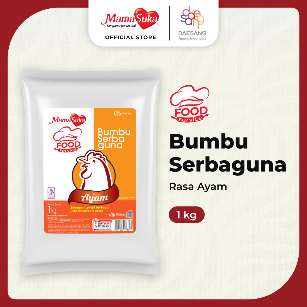 

MamaSuka - Bumbu Serbaguna Rasa Ayam 1 Kg