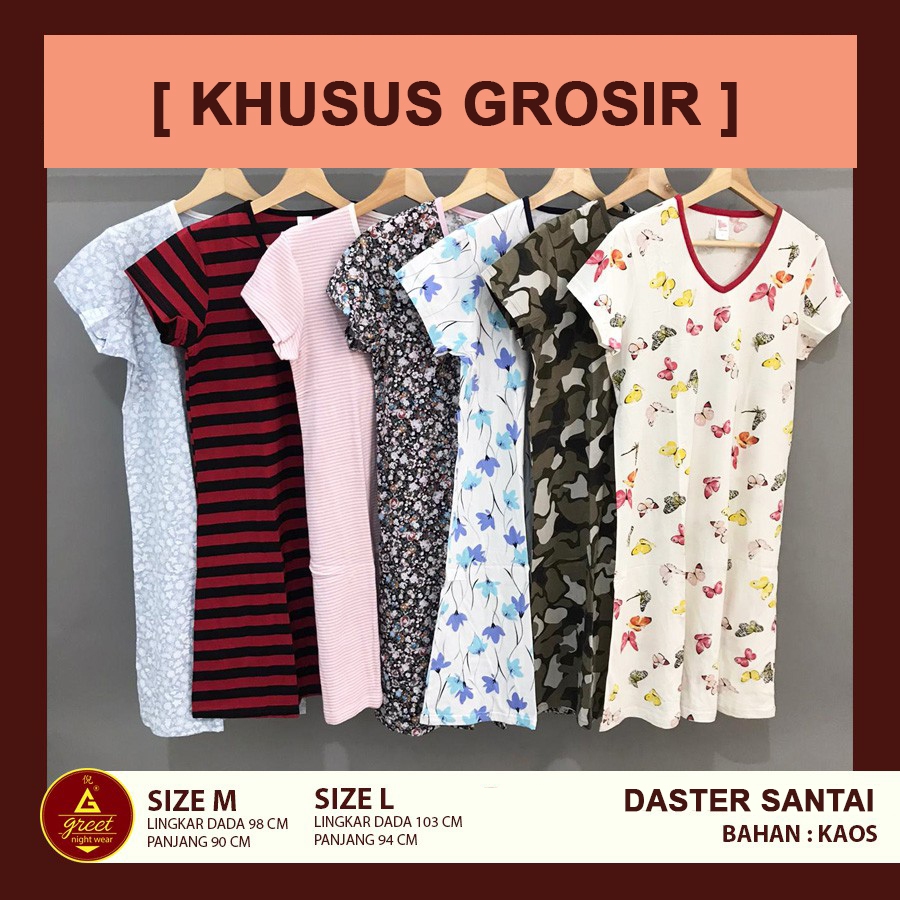GREET NIGHT WEAR - Daster NESSA (KHUSUS GROSIR)