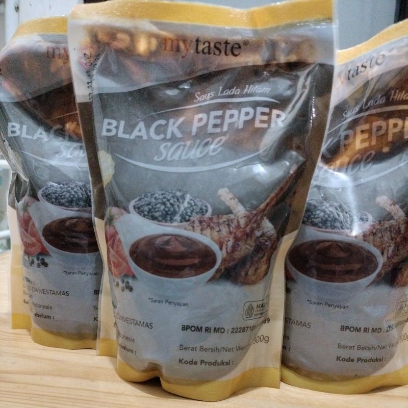 

my taste black pepper sauce 500gr