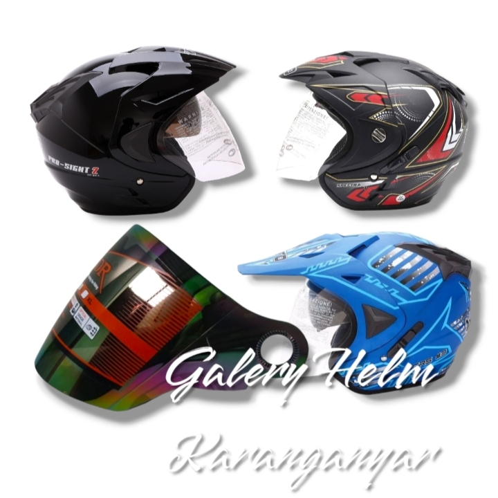 (TKC) Kaca Helm WTO pro sight WTO Spektra Dan WTO semi cros all Varian