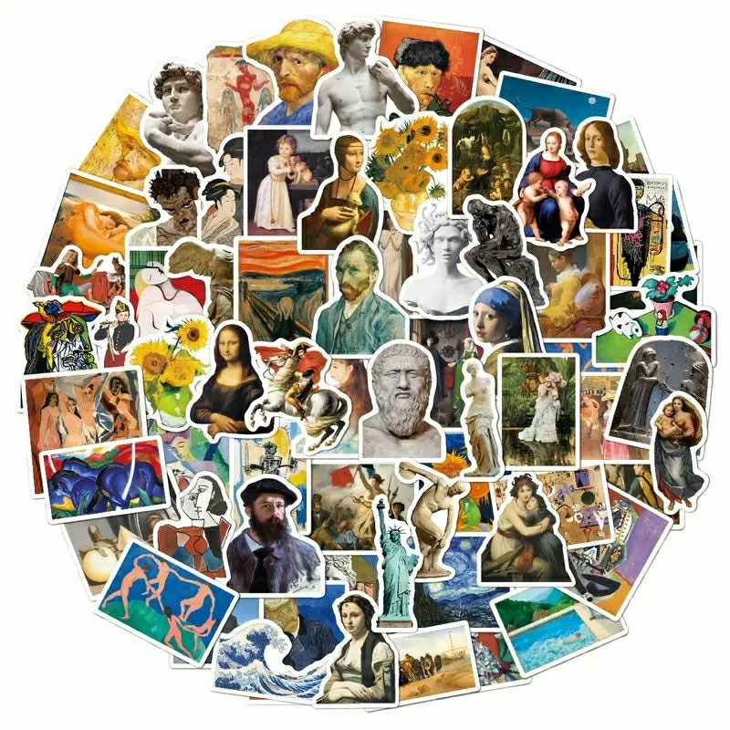 

Stiker Art Stiker Lukisan Terkenal Stiker Laptop Aesthetic Stiker Lukisan Stiker Van Gogh