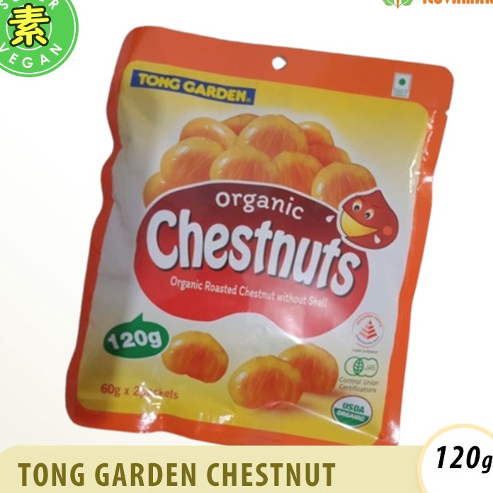 

HOT Tong Garden Organic Roasted Chestnut wo Shell 12gr Berangan KASTANYE Panggang Tanpa Kulit