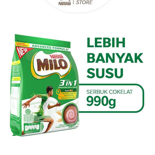 

TEBUS MURAH MILO 3in1 ACTIVGO Susu Coklat Pouch 99g