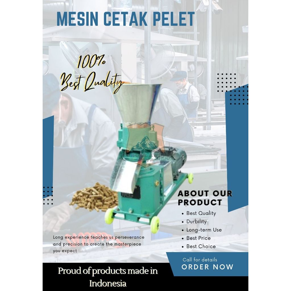 Mesin Pencetak Pelet - Mesin Pembuat Pelet - Mesin Pelet - Mesin Pakan