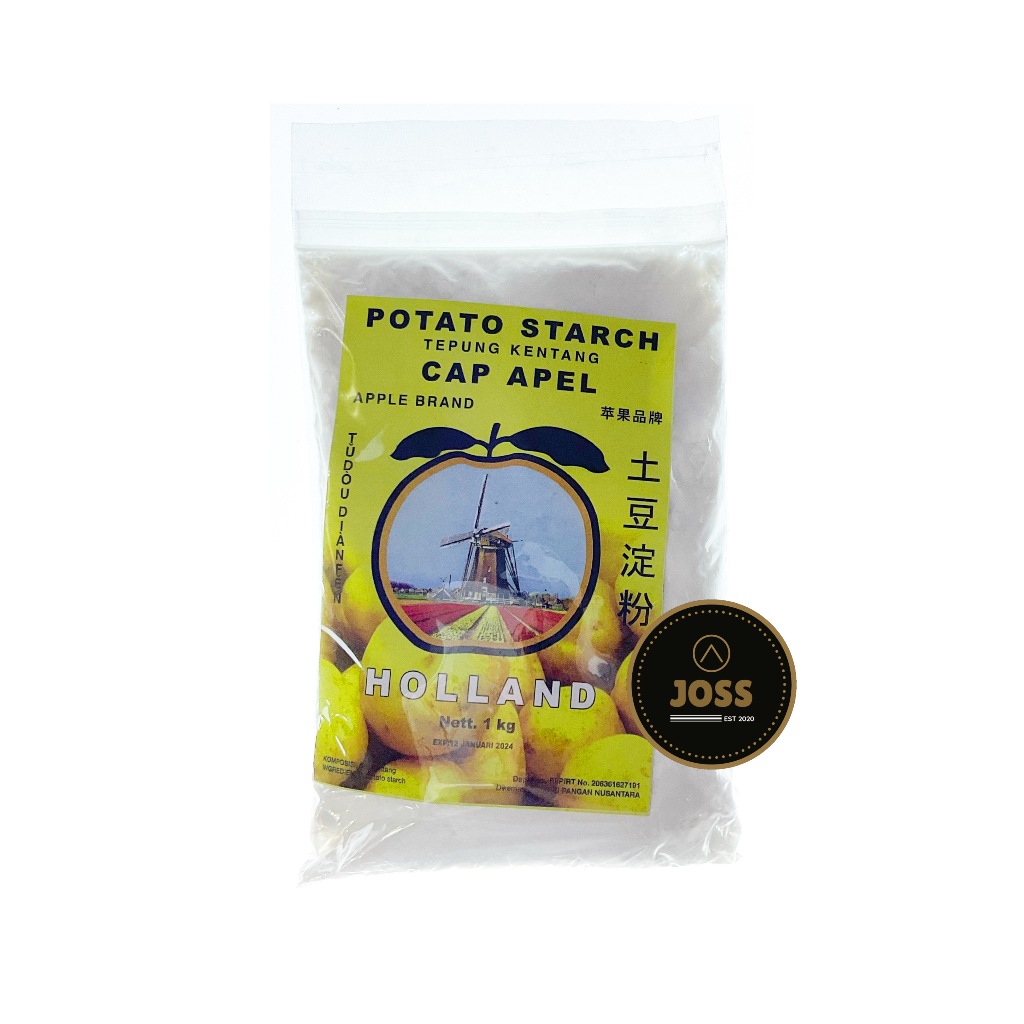 

TEPUNG KENTANG / POTATO STARCH CAP APEL HOLLAND 1kg