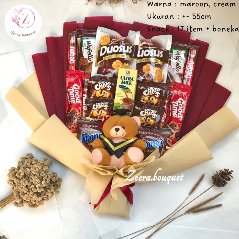 

1212 STOK READY B2 Bucket wisudabuket graduationbouquet INCLUDE Greeting cardpacking grosir