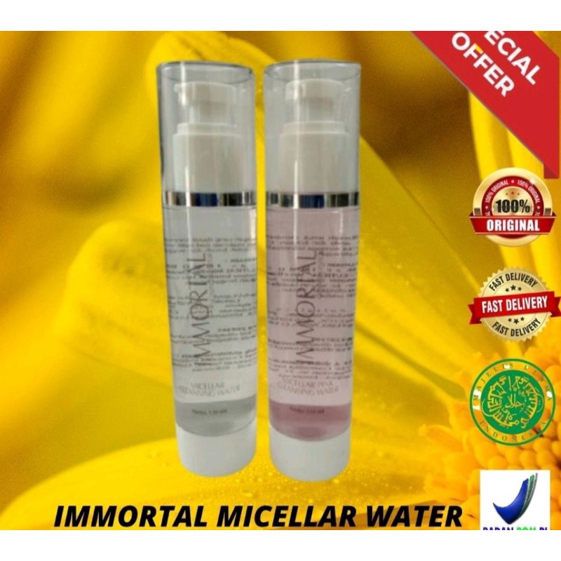 Import Terbaik immortal micellar cleansing water  immortal micellar cleansing water pink gas