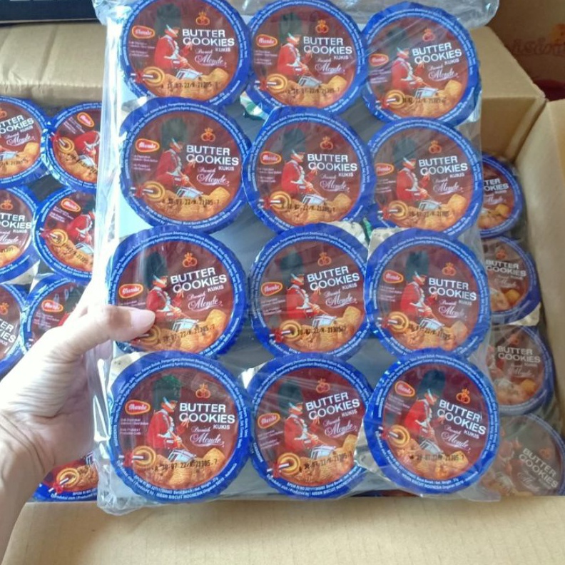 

1212 Promo Brand agen distributor biskuit monde butter cookies pack 12x27gr