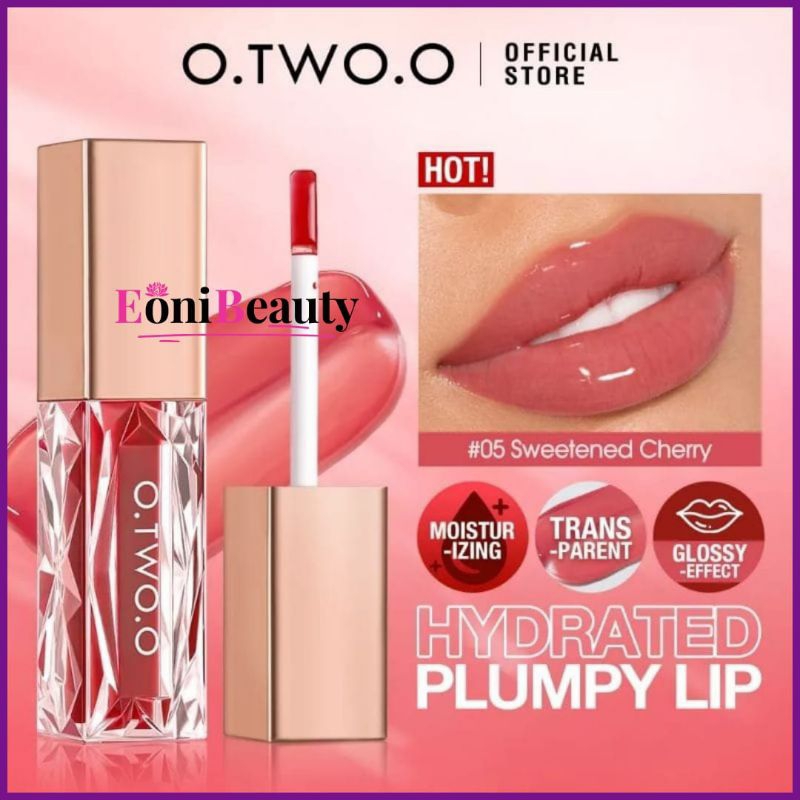 O.TWO.O | o two o Clear Crystal Berry Lip Gloss  Long-lasting | Pencerah Bibir | Lip Gloss