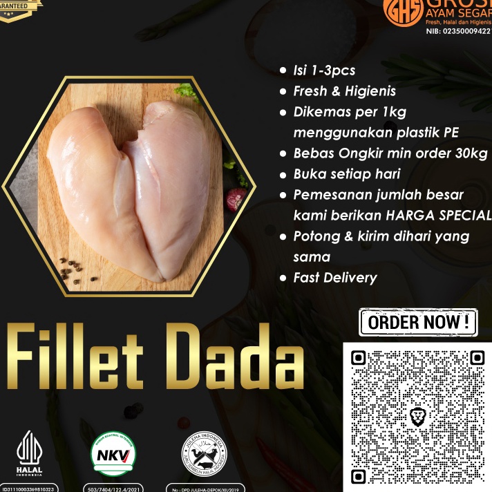 

Terbaru 33 Daging Ayam Dada Fillet Boneless Tanpa Kulit 1Kg