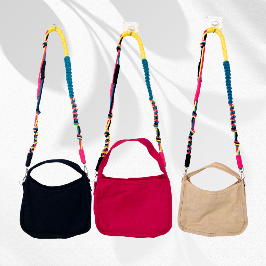 BISA COD Tali Strap bag macrame tali tas selempang tali tas selempang wanita strap bag macrame tas p