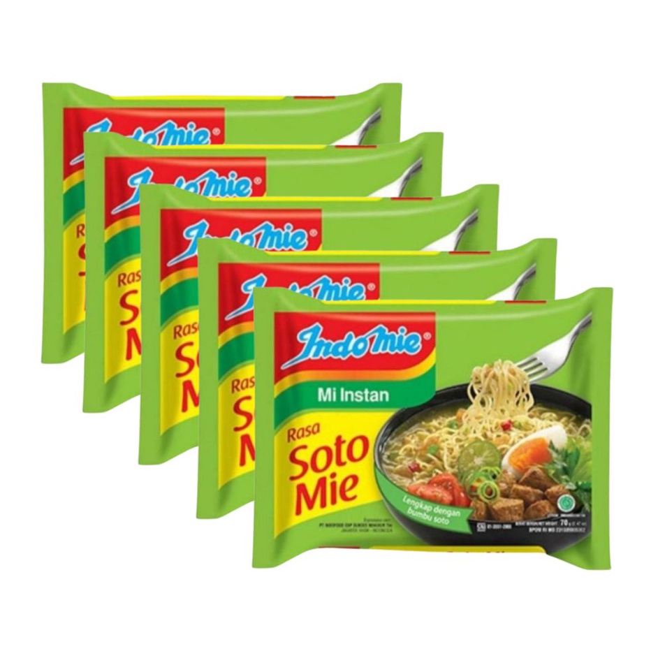 

COD Indomie Mie Instan Soto Mie 5 x 7 gr