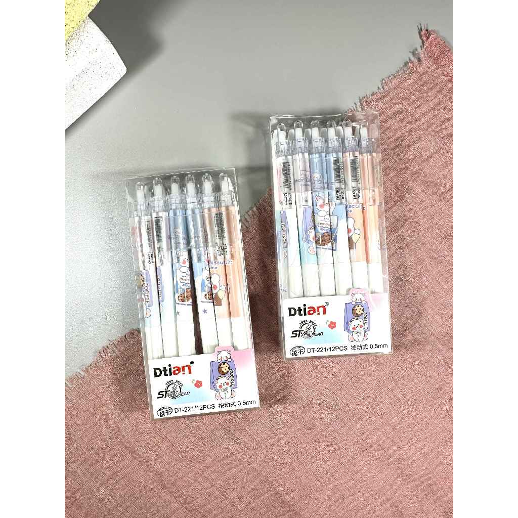 

(PAK) Pulpen Gel DTIAN DT-221 0.5mm / Bulpoin DTIAN DT-221 0.5mm / Bulpen DTIAN