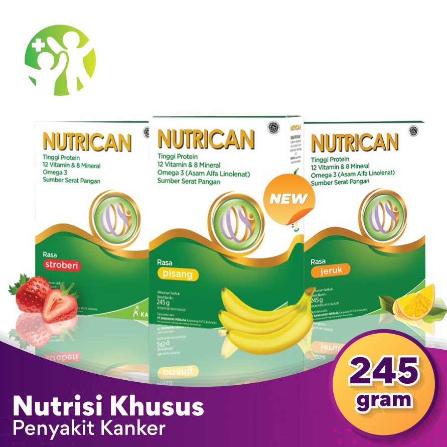 

1212 Fasion sale Nutrican Nutrisi Pasien Kanker Dewasa Tinggi Energi dan Protein 245 gram gas