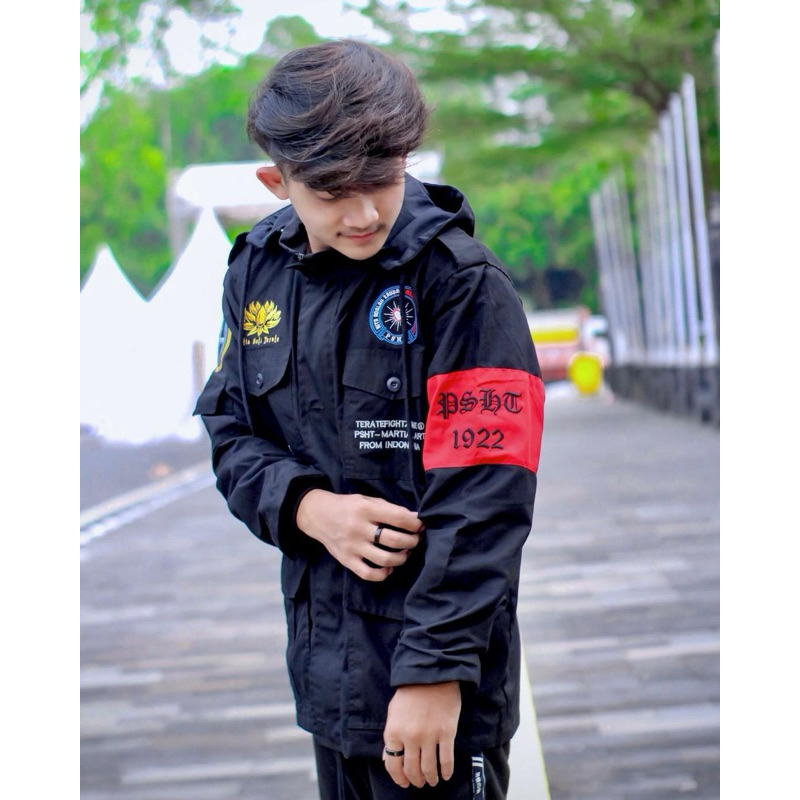 JAKET PARKA PSHT / JAKET PSHT TERBARU / JAKET PSHT / JAKET TERATE FIGHT ZONE