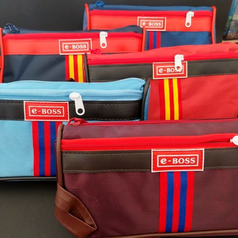 

(1 pcs) Pencil Case / Kotak Pensil Kain Erica E-Boss