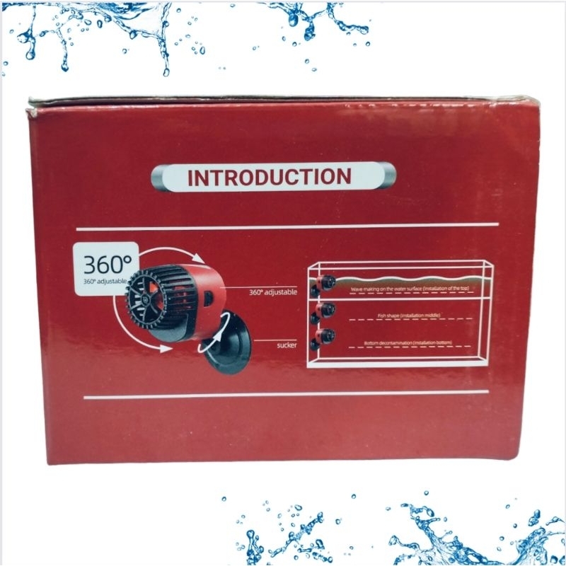 RDI RD WM 6001S AQUARIUM WAVE MAKER MESIN ARUS OMBAK AIR
