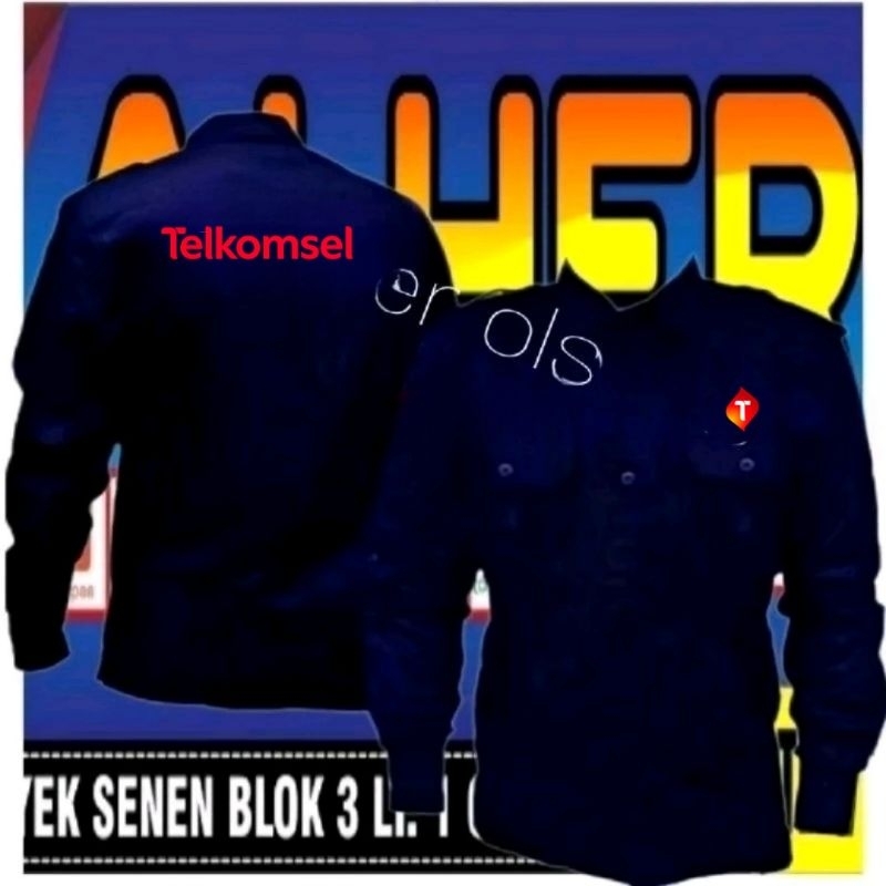 kemeja Telkomsel baju Telkomsel seragam Telkomsel Pdh Telkomsel kemeja kerja Telkomsel baju kerja Te
