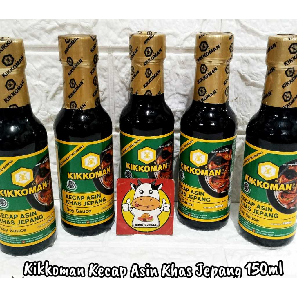 

KIKKOMAN KECAP ASIN KHAS JEPANG 150ML-FROZEN FOOD-BRONTZ JOGJA