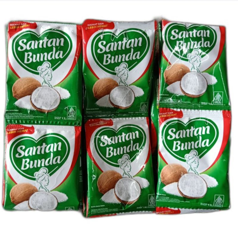 

Santan bubuk Bunda 10pcs x 12gram / santan bubuk / santan halus / santan bubuk sachet murah