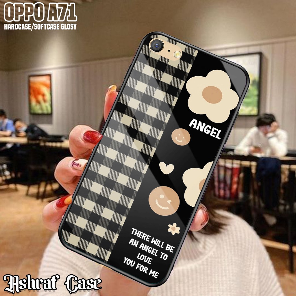 Case Oppo A71 - Casing Oppo A71 [ BUNGA002 ] Case Terlaris - Kesing Hp - Silikon Hp Oppo A71 - Softc