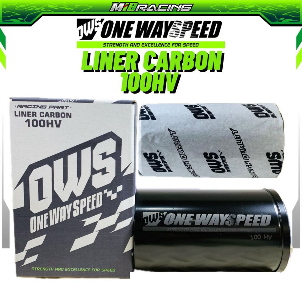 LINER CARBON 100HV UNIVERSAL 2T 4T OWS LINER OWS CARBON 100HV M18 RACING