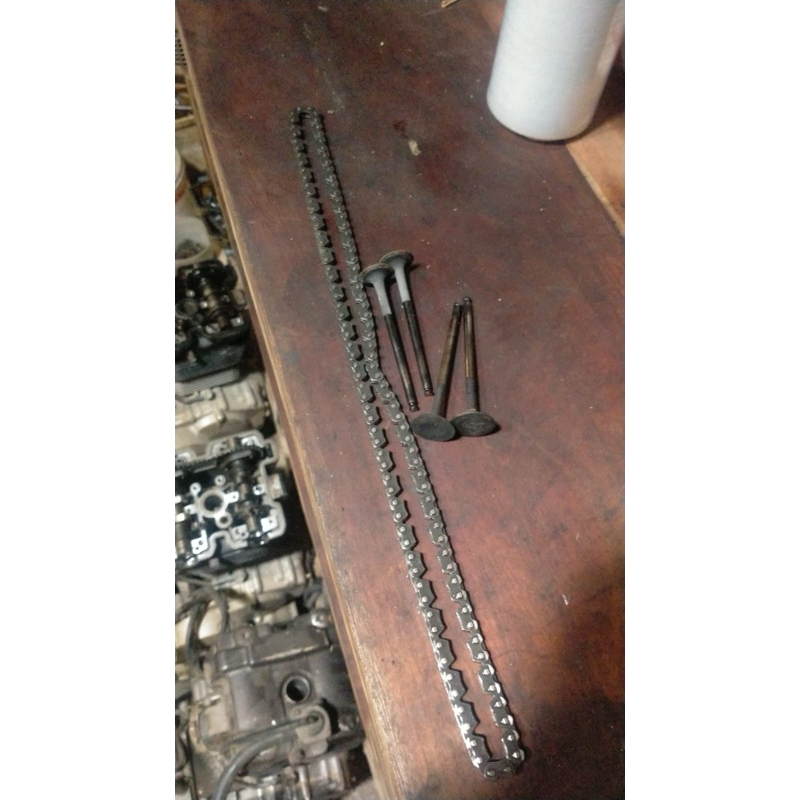 klep set dan rantai keteng + tape set sim2an satria Fu