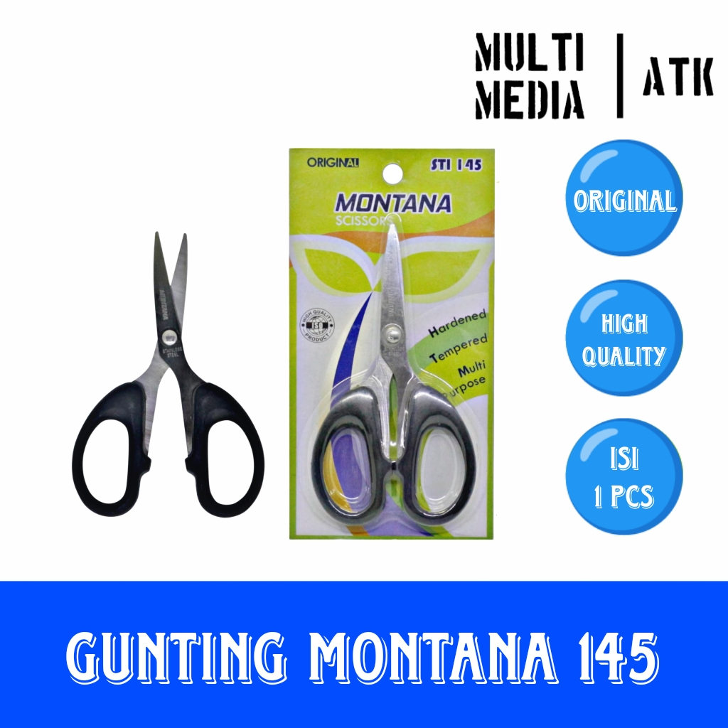 

GUNTING MONTANA STI-145 / MONTANA SCISSORS / GUNTING KECIL