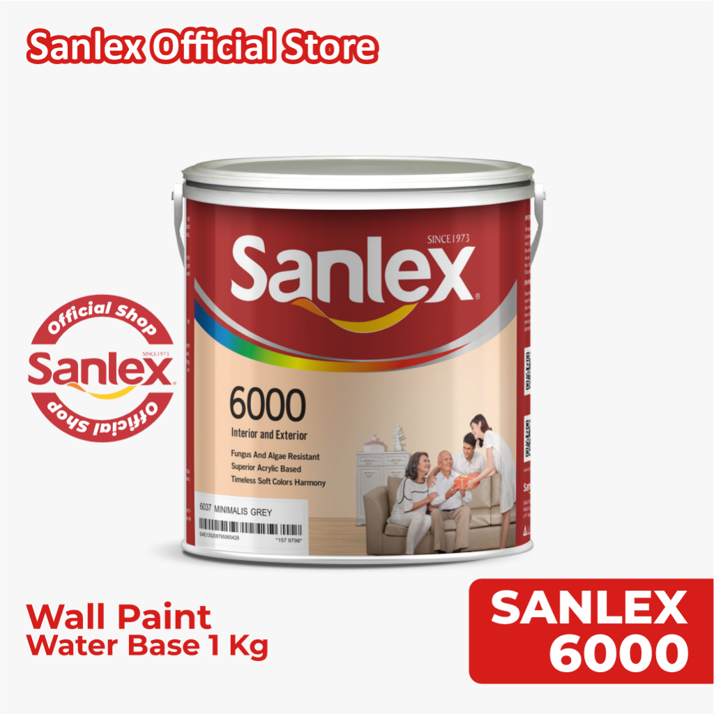 Sanlex 6000 - Cat Tembok - 1 Kg
