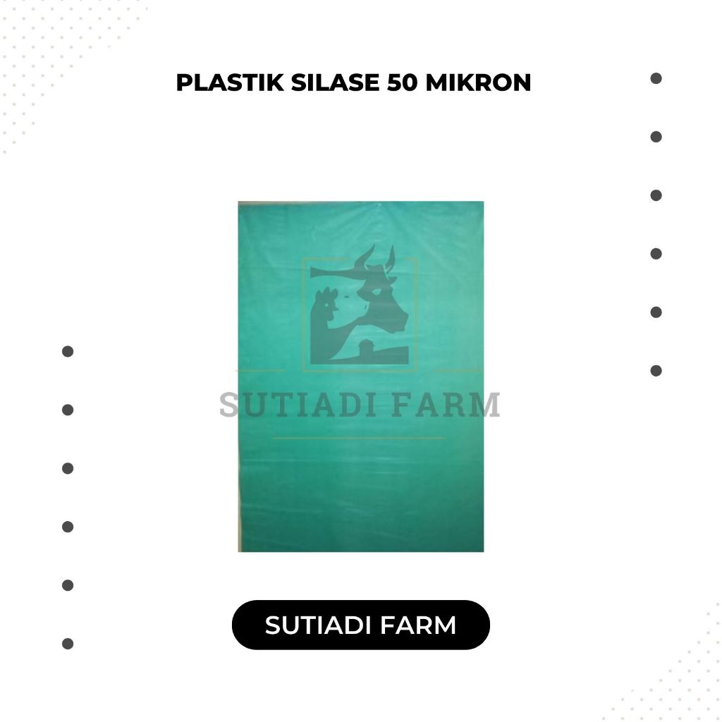 Plastik Silase 50 Mikron Plstik Wadah Pakan Silase Plastik Fermentasi Pakan Ternak