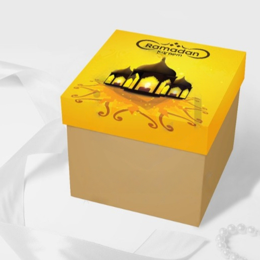 

(10Pcs) Dus Kue Lebaran Kotak Kemasan Oleh Oleh Box Bingkisan Motif Idul Fitri Giftbox Hampers Ukuran 25