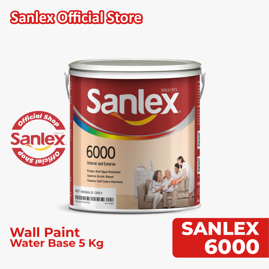 Sanlex 6000 - Cat Tembok - 5 Kg