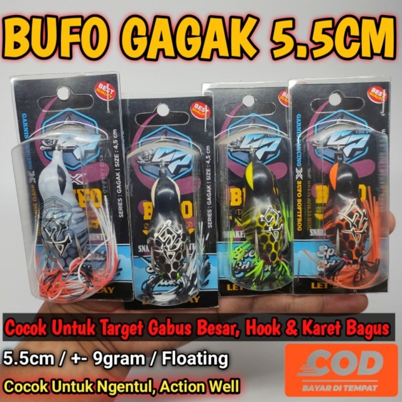 SOFT FROG BUFO GAGAK SPESIAL GARNIS PANCING / soft frog umpan gabus / umpan casting gabus