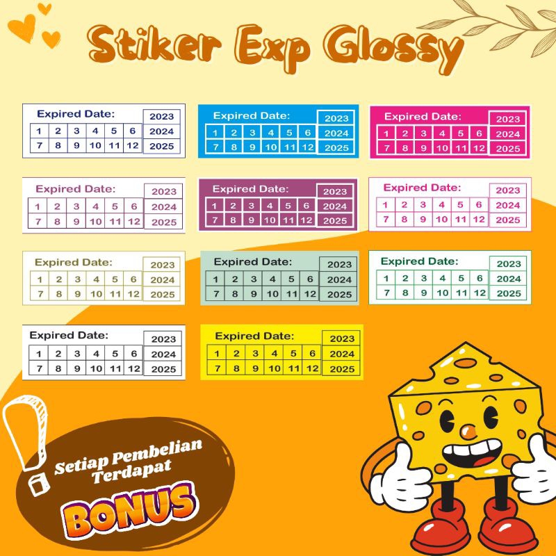 

Stiker Lebel EXP Stiker Best Before Stiker Expired Stiker Lebel tanggal Produksi