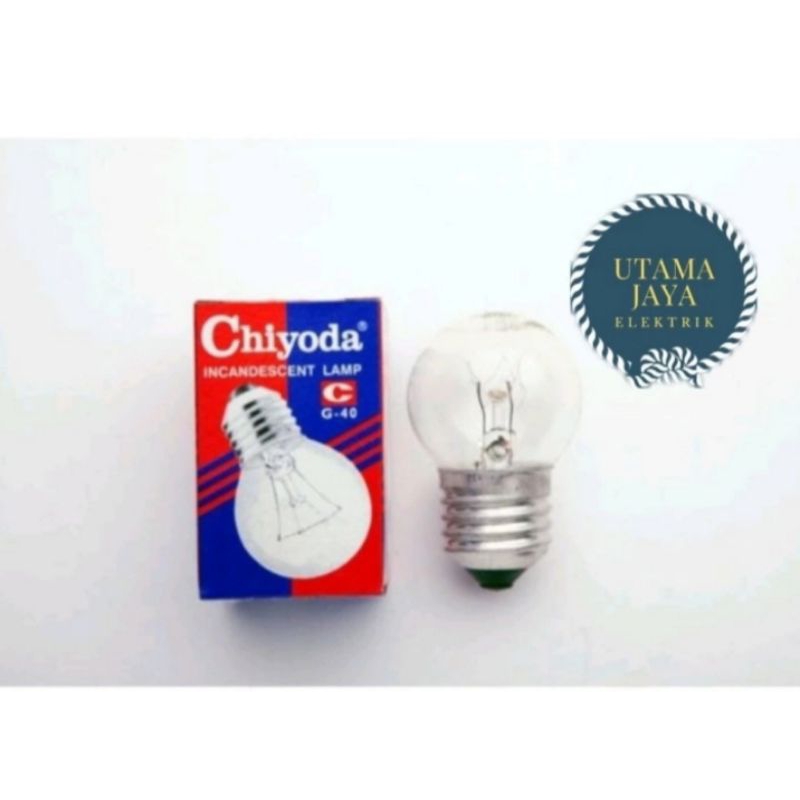 Bohlam Pijar 5 Watt Clear Chiyoda Lampu Ayam