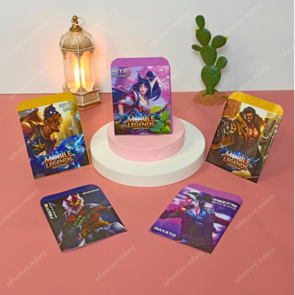 

100 Pcs Amplop Medium Game Siap Pakai