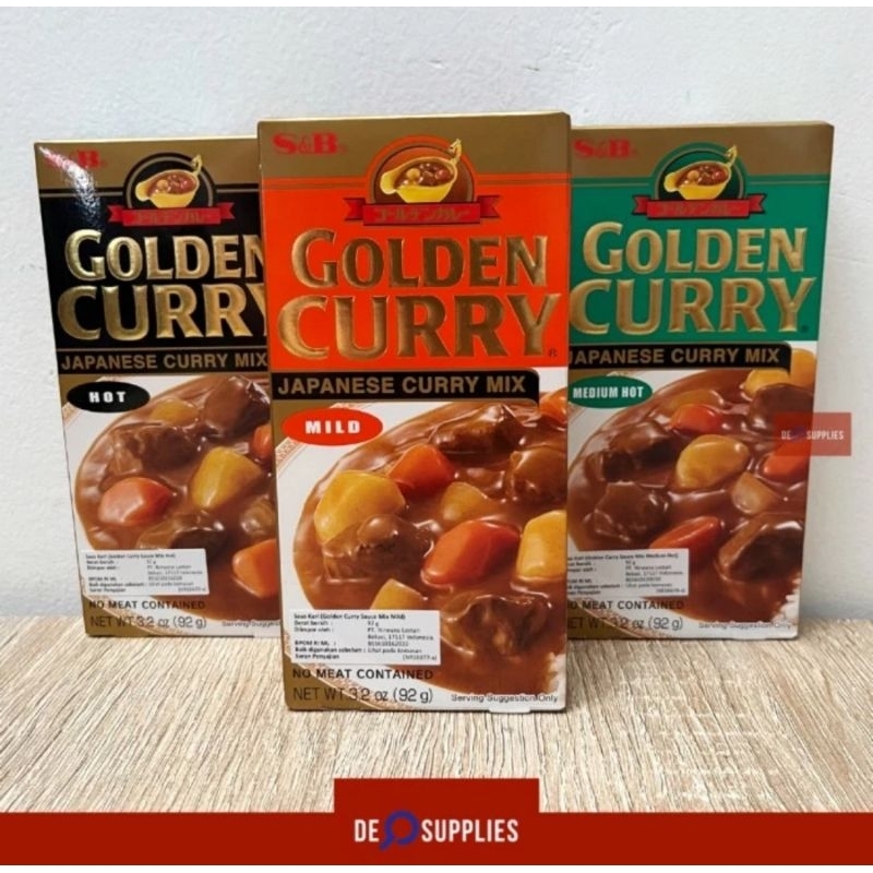 

S&B Golden Curry Sauce 92gr - Saus Kari Jepang Japanese Curry 5porsi